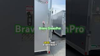 Bravo GreenPro Enclosed Trailer - AMAZING #enclosedtrailer #bravotrailers #lawntrailer
