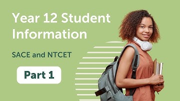 Year 12 student information - Part 1 (SACE Students)