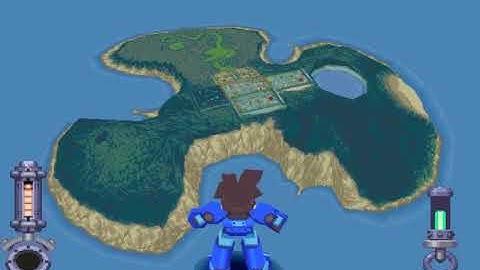 MegaMan Legends: Cheat Codes - Teleport to Main Gate, Tiny Kattelox Island Map [PS1]
