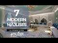 Arabic majlis interior design in modern luxury style