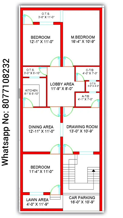 24 X 60 (160gaj) Modern house plan 4BHK 1440sqft house plan with parking area (Hindi/Urdu).