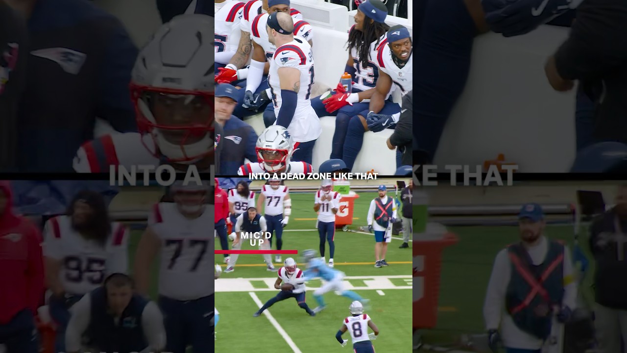 When you're Drake Maye you can do that 🎯 