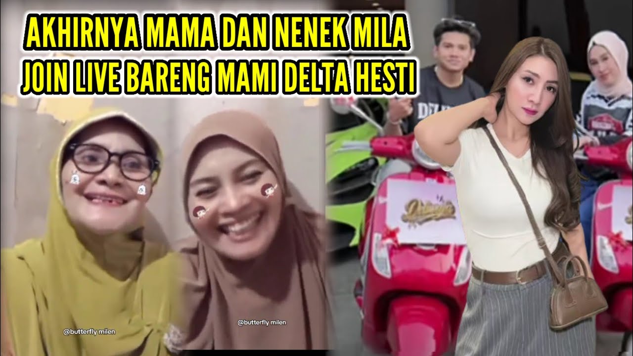 AKHIRNYA❗Mama Dan Nenek Kesayangan Mimil Live Bareng Mami Delta Hesti