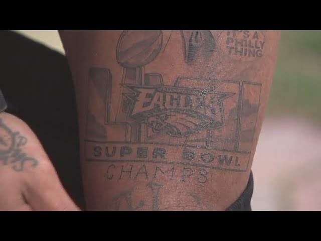 Eagles fan gets 'Philly special' trick play tattooed on his arm