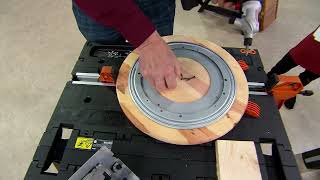 WORX 31 x 25 Pegasus Worktable With Clamps on QVC