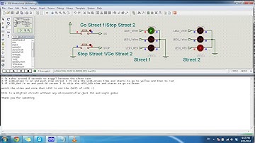 Traffic Light Control using digital circuits