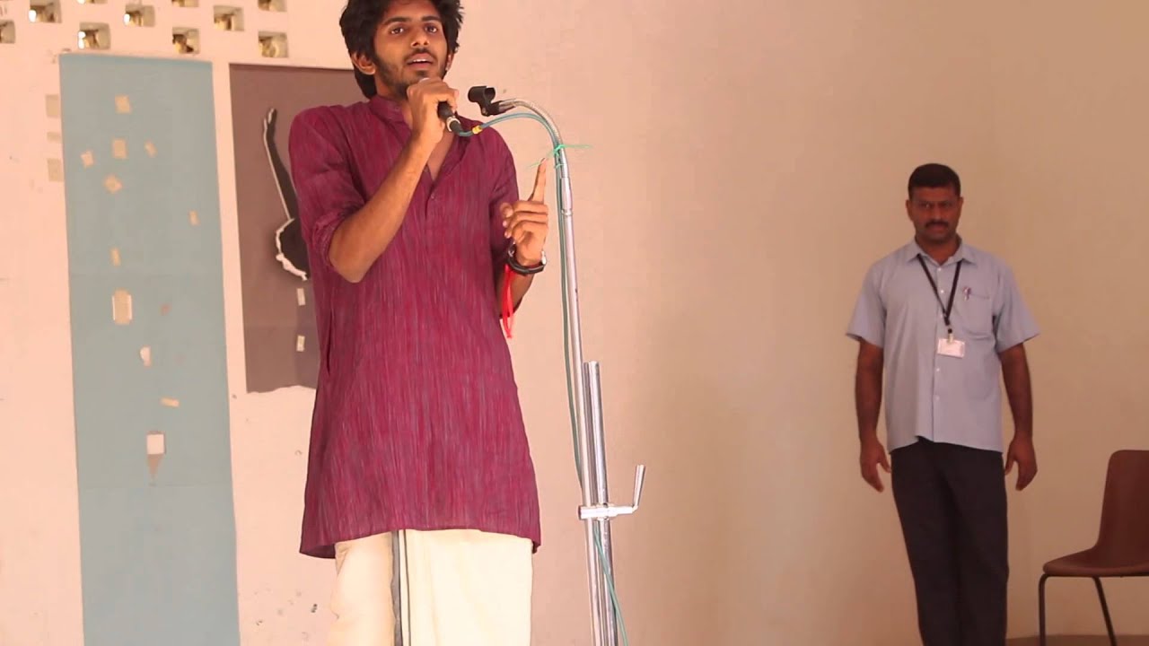 Meet The Candidate CET Campus Election Speech By SFI Magazine Editor 