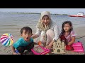 VLOG LUCU MAIN TRUK Pasir Di Pantai | Ali vlog