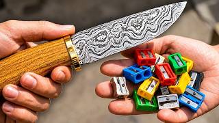 Making a Vegetable KNIFE out of Pencil Sharpener