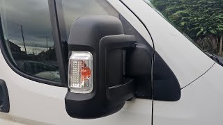 Fiat Ducato wing mirror outer casing replace