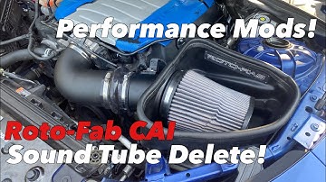 Roto-Fab CAI Sound Tube Removal and Dry Filter Install! 2020 Camaro SS