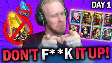 NEW F2P ACCOUNT DAY 1! BEST TIPS for Starting Over in 2025 - Raid Shadow Legends