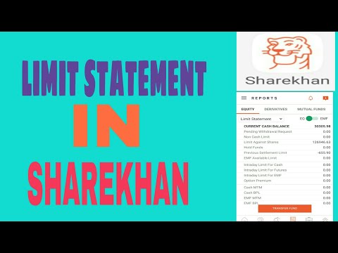 Sharekhan Limit Statement.