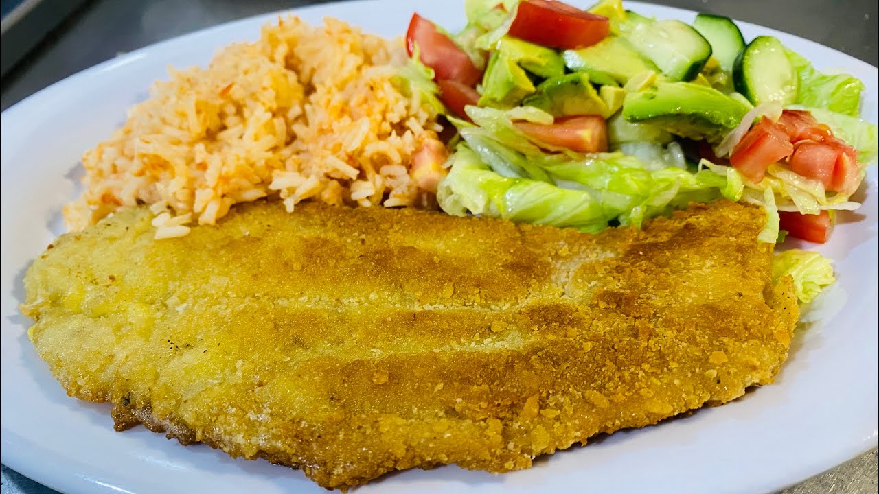 Comida rica, sencilla y muy completa. Filete de pescado empanizado ...