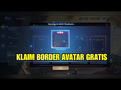Klaim Border Avatar Dark Warlord | Event Nostalgia Mobile Legends 2022