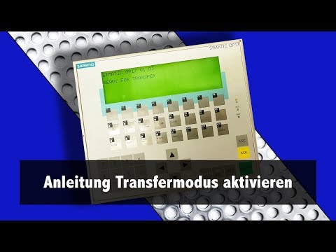 ? Switching the Siemens OP7 and OP17 into transfer mode ??[ENG]