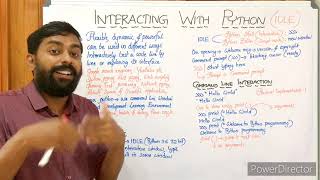 Interacting with Python || Class: 03 || First implementation || CBSE/State XI Computer Science