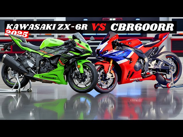 Which 600cc Supersport Wins? 2025 CBR600RR vs ZX-6R Full Review