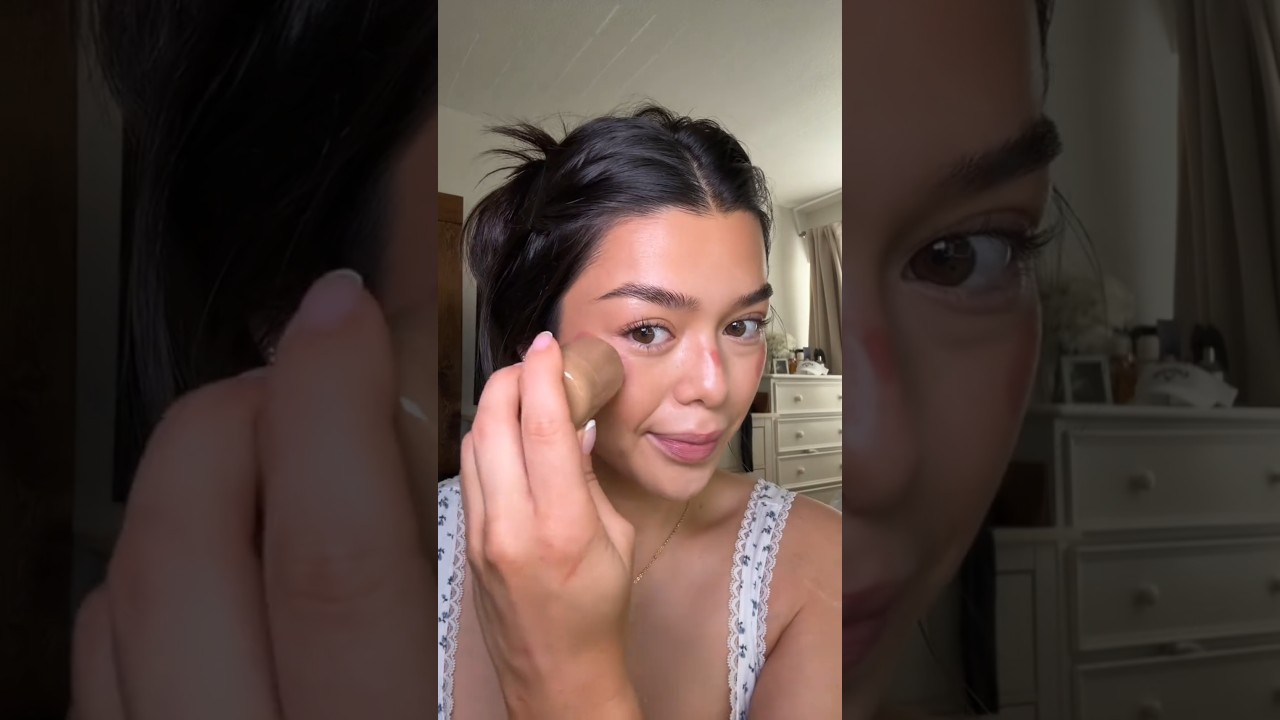 No Foundation Glowy Makeup Look🤍 