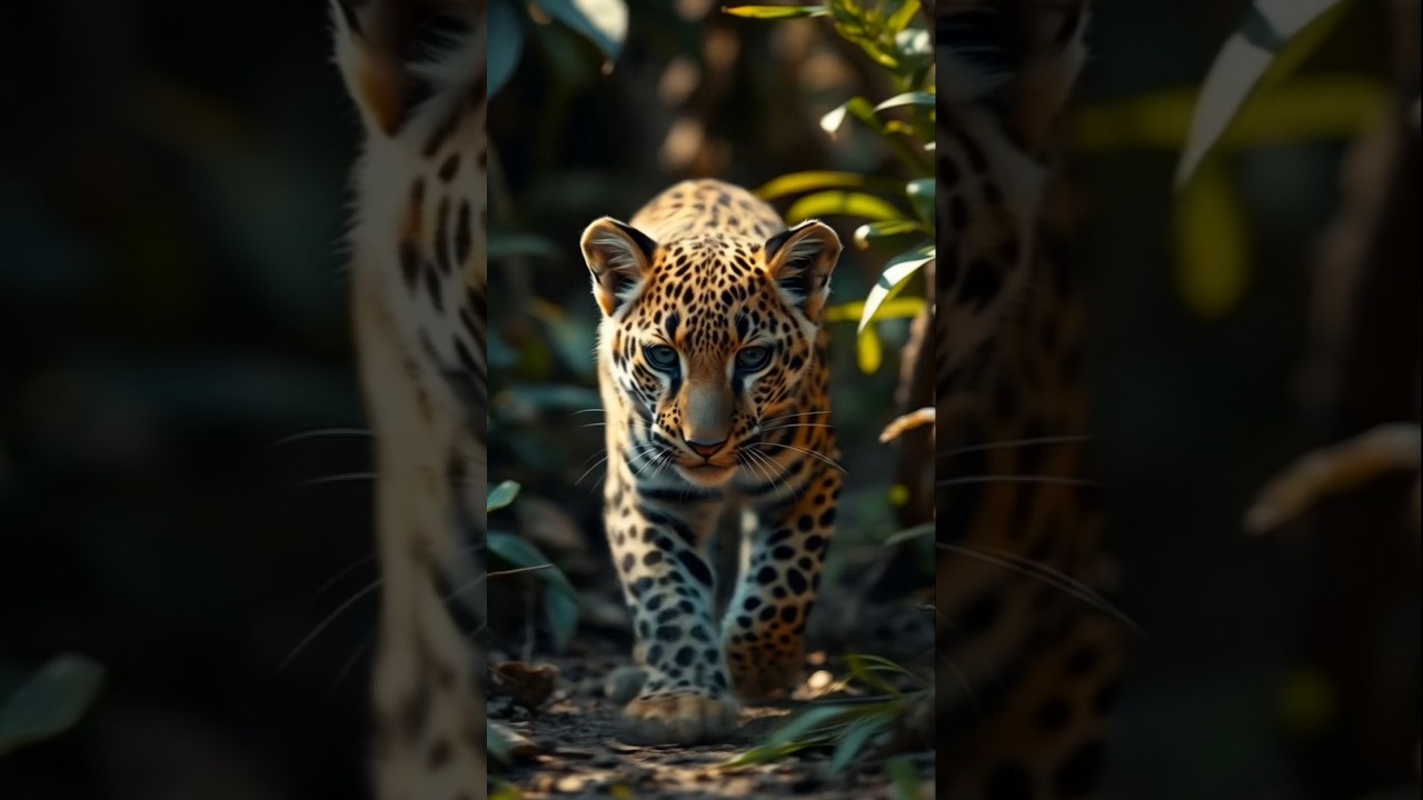 The Glory Of WILD Prince 👑 Adorable Baby Leopard Closeup ! 😮📷