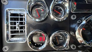 TELTEK PYRO GUAGE INSTALL IN THE FREIGHTLINER CLASSIC
