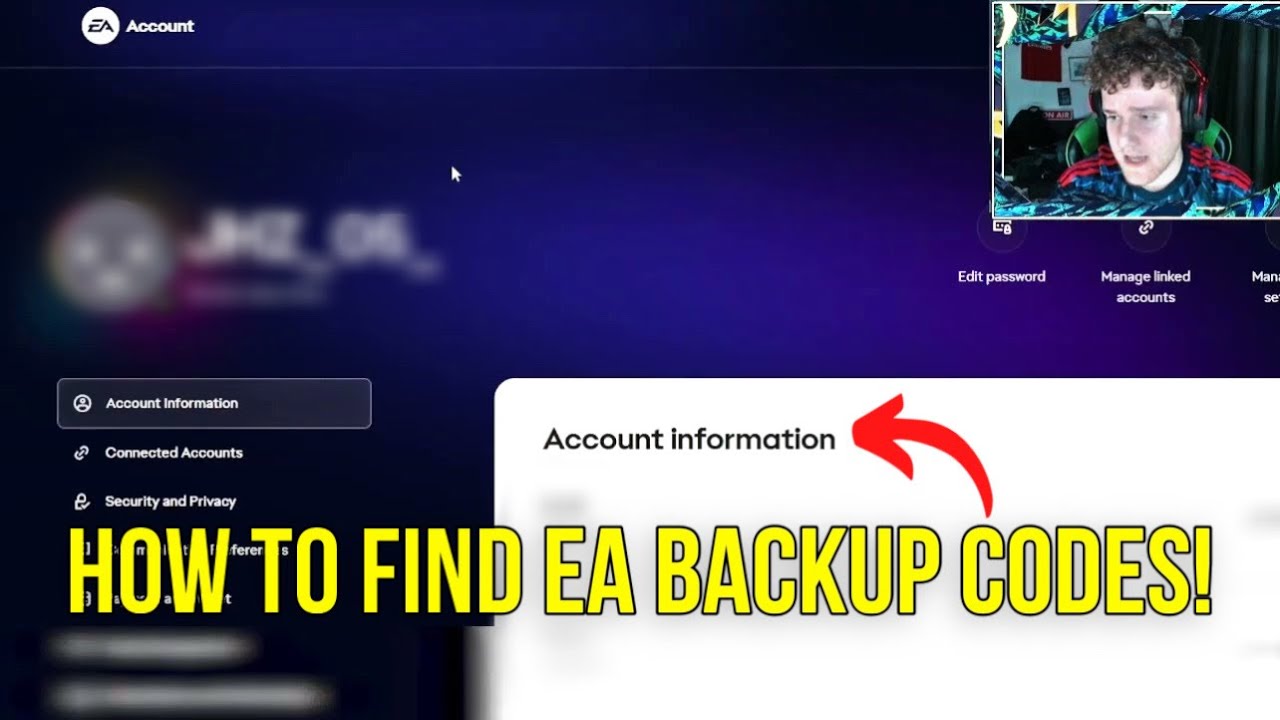 How To Access Your EA Backup Codes & FC 26 Web app Quicker! - YouTube