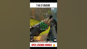 1vs3 Clutch Apex Legends Mobile #shorts #apexlegends