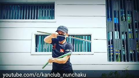 CÔN TITAN. Múa song côn Inox 7 màu. Côn cực quang tại #KANSHOP côn nhị khúc. #Nunchaku 2020