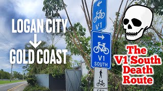 V1 South "DEATH ROUTE" Veloway // Logan City to Gold Coast