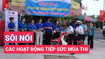 Sôi nổi các hoạt động tiếp sức mùa thi