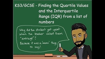 KS3/GCSE Maths - Finding the Quartiles and Inter-Quartile Range (IQR) from a list of numbers