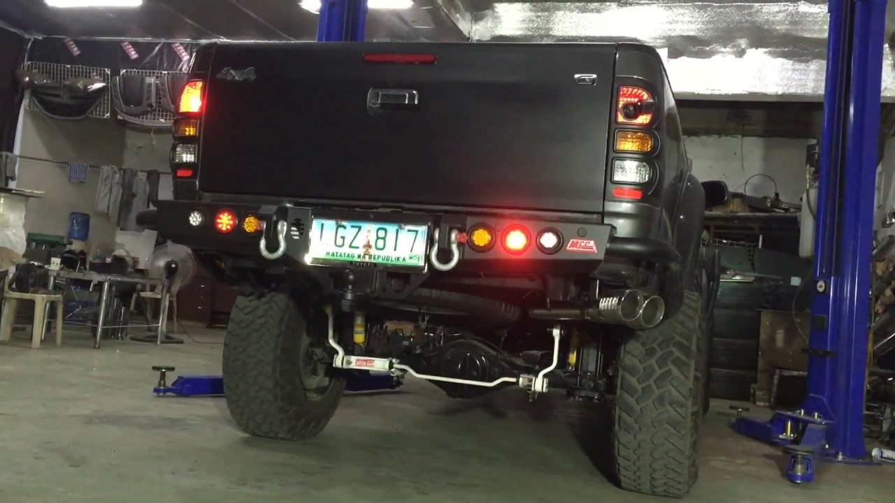 Toyota Hilux exhaust system YouTube