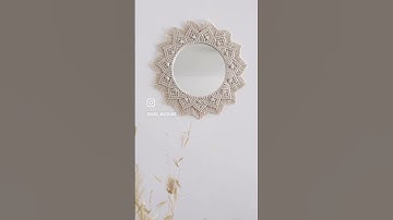 Espejo Sofia Ig: bada_macrame #macrame #decoration #hechoamano