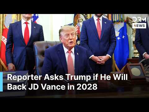 Trump Asked If He Will Endorse JD Vance for 2028 Presidential Election – Watch His Response | AC1N