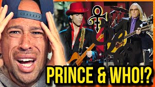 Rapper FIRST time REACTION to "While My Guitar Gently Weeps" W/ PRINCE, Tom Petty, Jeff Lynne!