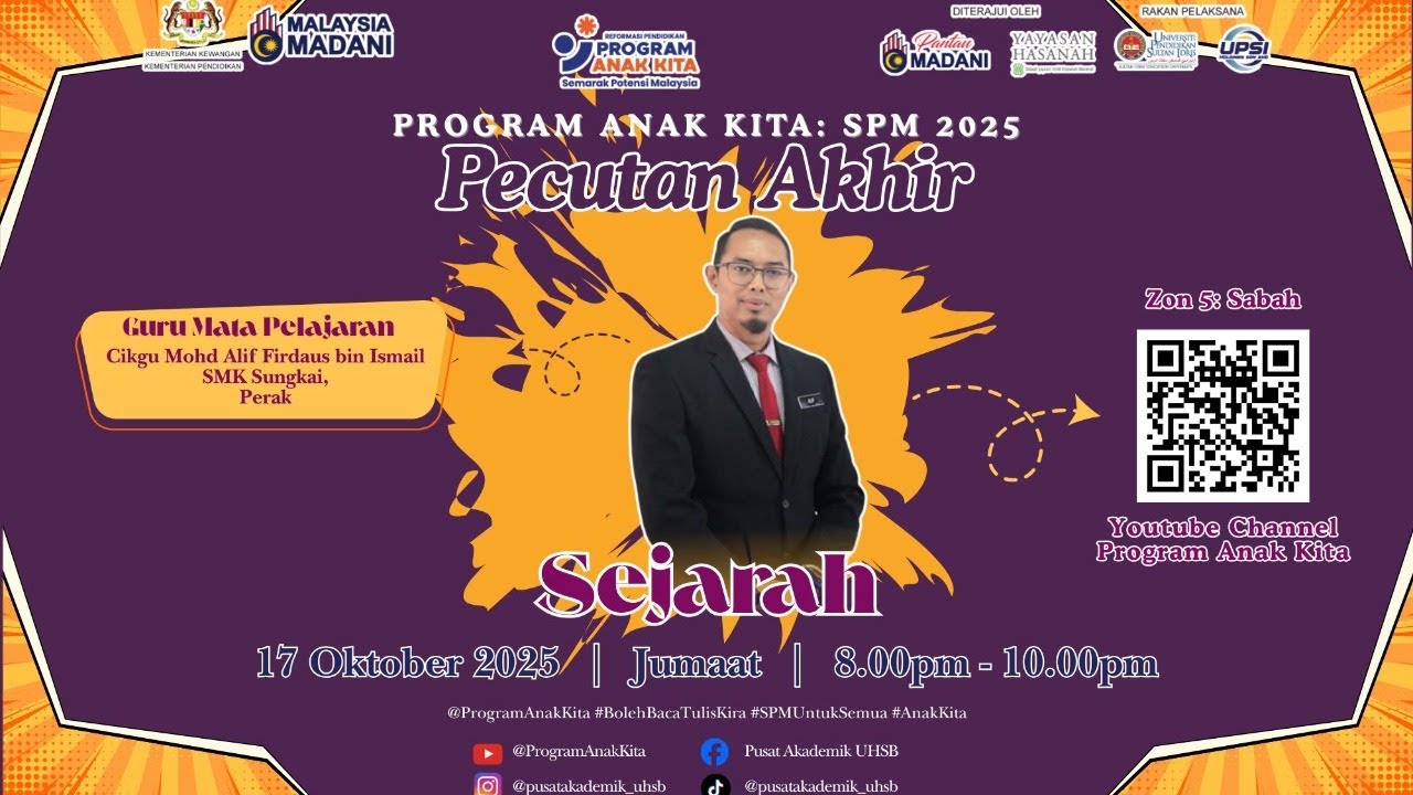 ZON 5 (SABAH) - SEJARAH 17 OKTOBER 2025