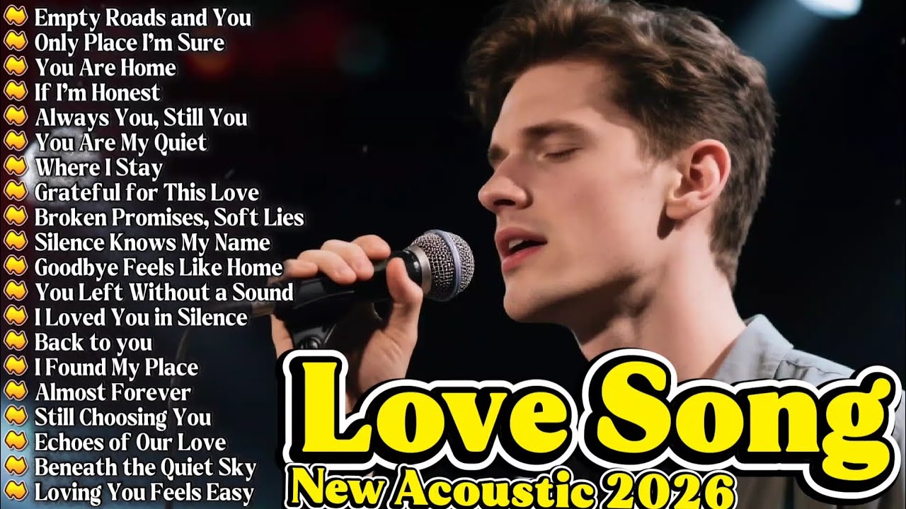 New Acoustic 2026🌹Romantic Love Songs with lyric💗 Beautiful Love Songs 2026🎤🔥 Latest 2026🌸👍