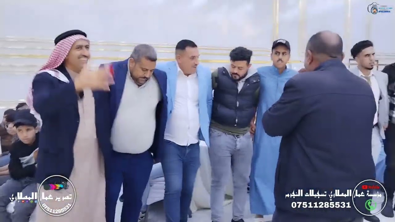 الفنان احمد اللهيبي دبكه زواج يوسف العقيدي(4) المايستروحمو شنكالي تصوير عمار المصلاوي
