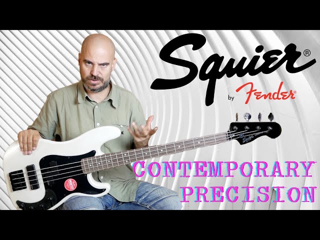 Бас-гітара SQUIER by FENDER CONTEMPORARY ACTIVE PRECISION BASS PH LRL PEARL WHITE