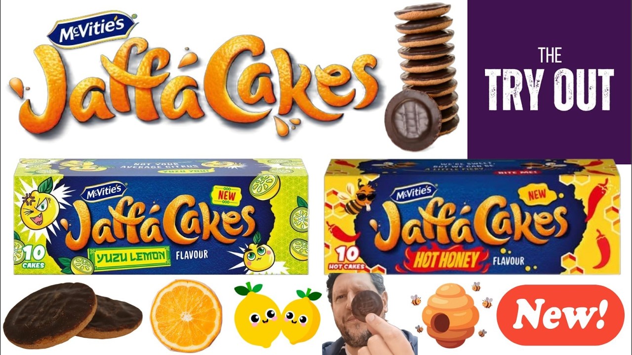 The latest Jaffa Cakes flavours in the UK vs the Original
