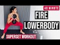 40 MIN GLUTE &amp; LEG WORKOUT 🔥
