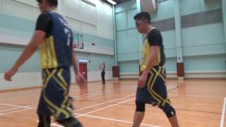 KBLWE 2017021222 牛池灣體育館 HKEC (黃) vs JAGGERS (藍) Q4