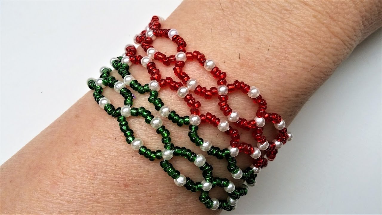 3 Bracelets 1 Pattern Simple Beading Pattern For Beginners YouTube