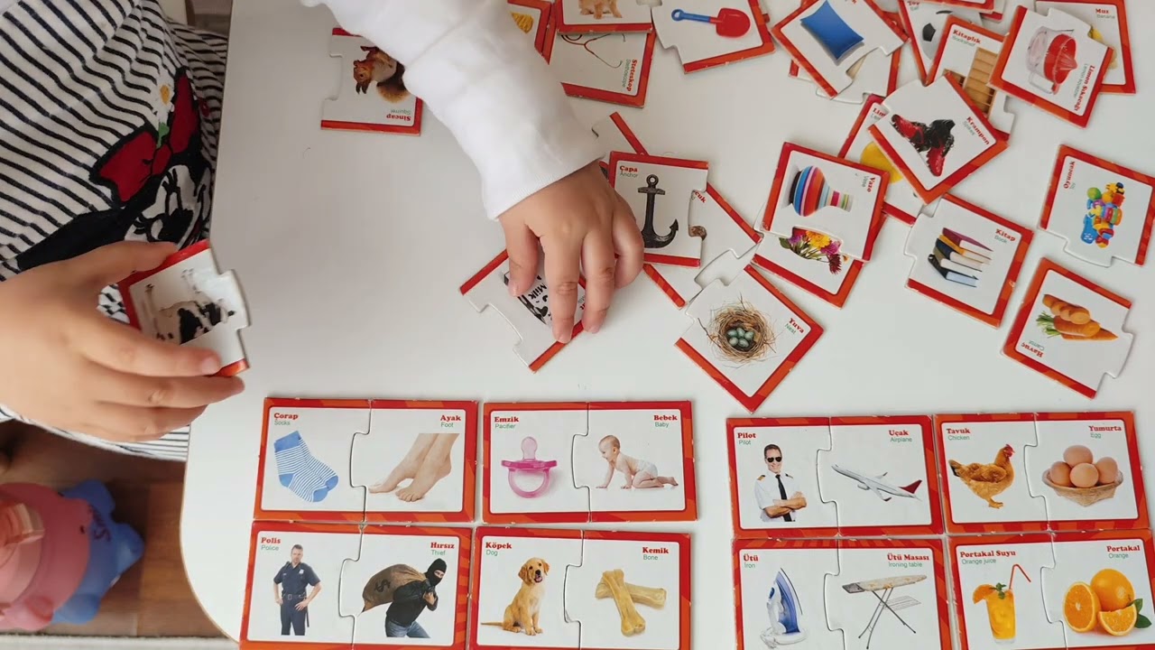 Okul öncesi etkinlik | Puzzle | Eşleştirme oyunu | Eğitici puzzle | Kavramlar | Öğretici video