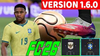 PS4 EA SPORTS FC 26 Update Version 1.25 / V1.6.0