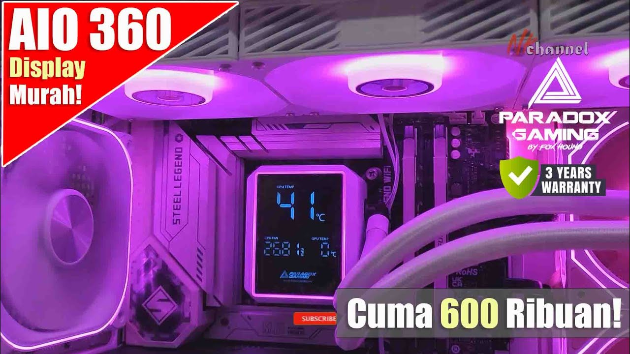 GILA! Ini sih murah banget, AIO 360 kelas kere hore! Udah ada Realtime Monitoring! Elixir 360 ARGB