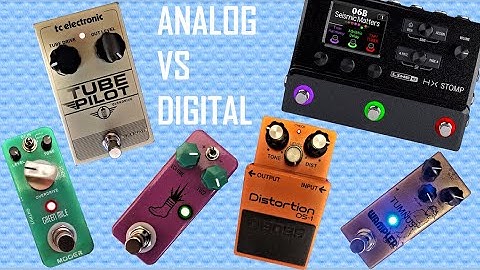 ANALOG vs DIGITAL Guitar PEDALS: Line 6 Helix Stomp vs Boost, Overdrives, Distortion & Fuzz