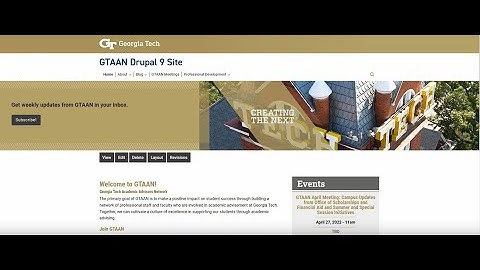 GT Drupal 9 Tutorial - GTAAN Blog Tutorial