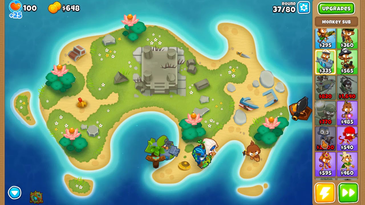 Bloons TD 6 Half Cash Lotus Island YouTube