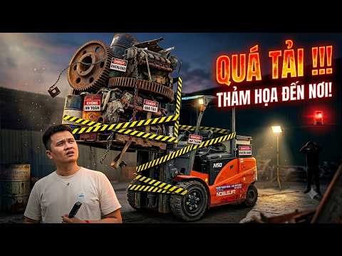Dùng xe nâng hàng quá tải thì cần phải lưu ý điều gì?